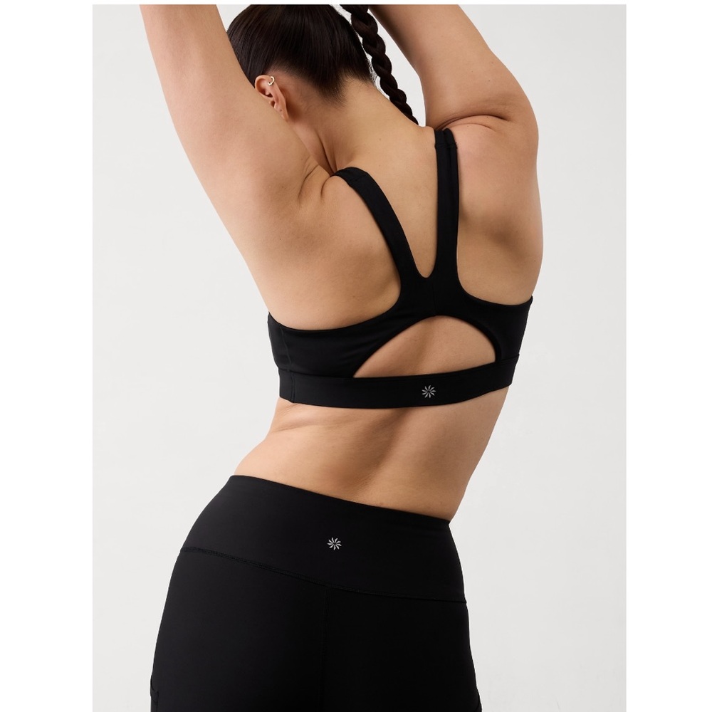 NWT Athleta Interval Sport Bra A-C | Black - Picture 6 of 15
